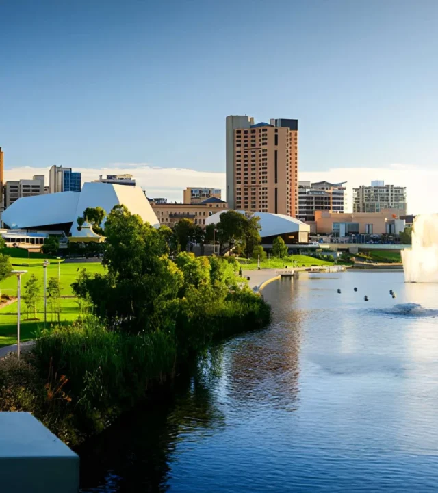 skyline of Adelaide